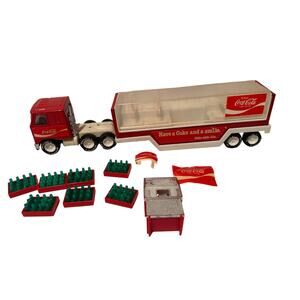 Vintage Coca-Cola Buddy L Toy Truck Set Coke Brute Play Set Delivery Trucks